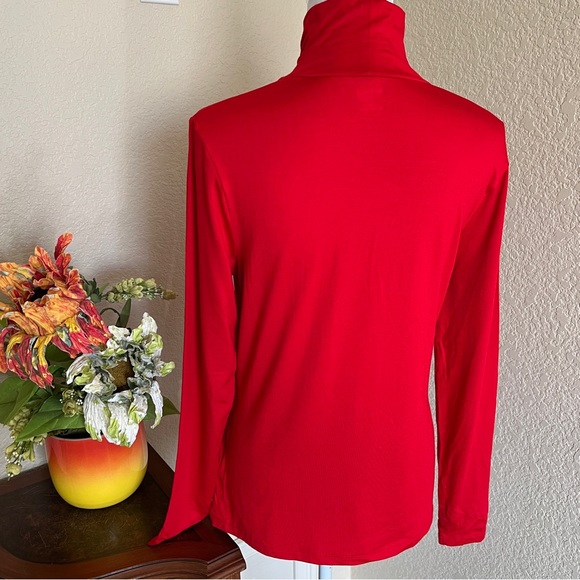 NWOT Danskin Stretch Lightweight Turtleneck - Picture 2 of 10